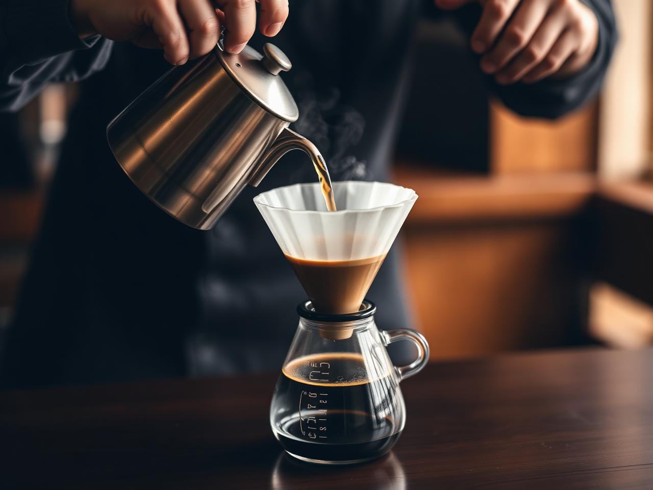 Hand-Drip Coffee at Pavilion Café