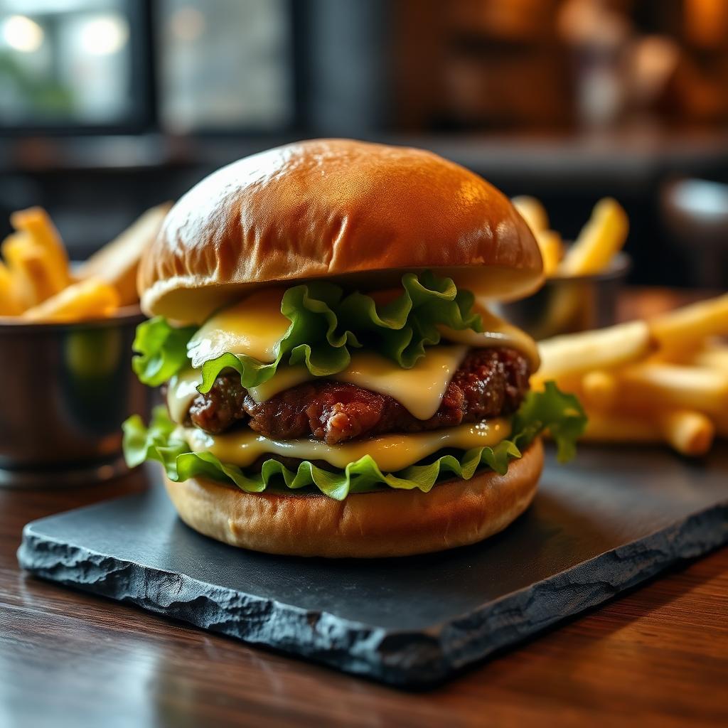 Wagyu Burger at Pavilion Café